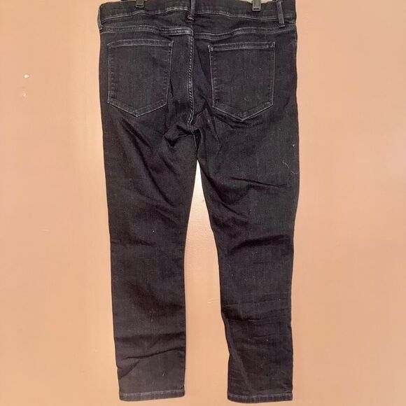 Banana Republic Men's Black Denim Skinny Ankle Jeans - Size 32P - Picture 4 of 8